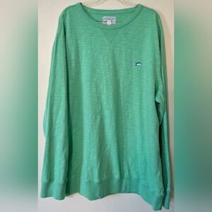 Men's Southern Tide Upper Deck 100% Cotton Long Sleeve Shirt Athleisure Sz XL